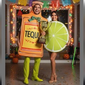 Tequila Bottle and Lime Slice Costume Set. 2 Costumes!